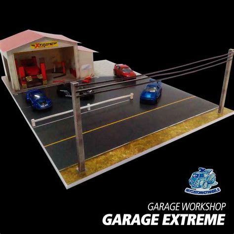 How to make hot wheels ultimate garage from cardboard. Houses, Garages & Workshops | 1:64 scale Diorama Kits for ...