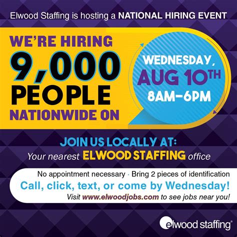 Elwood Staffing Services Inc On Linkedin Elwood Staffing Is Hosting