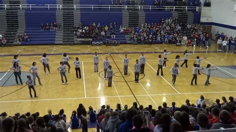 Bellevue East Chieftain Steppers Incorporated Step Team At Pep Rally