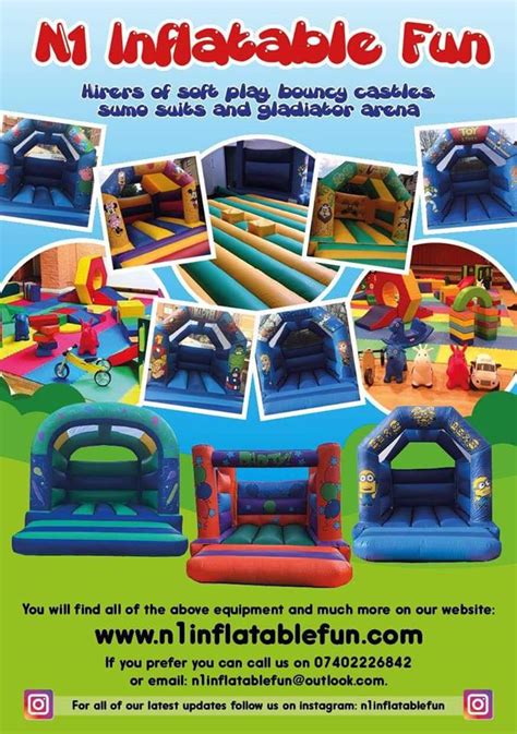 N1 Inflatable Fun Bouncy Castle And Soft Play Hire