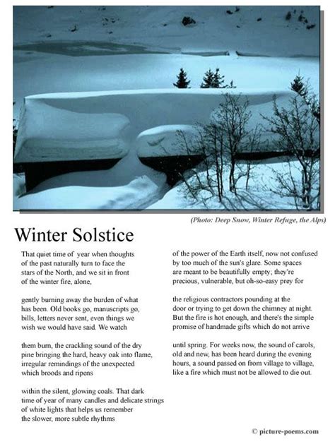 Winter Solstice Poem