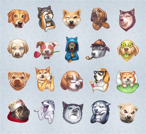 Dogs Stickers For Telegram By Aquaticmine On Deviantart