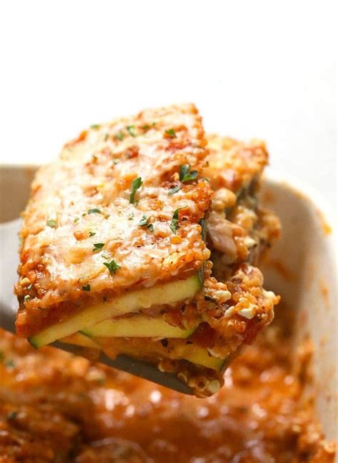Cheesy Zucchini Lasagna Vegetarian Fit Foodie Finds