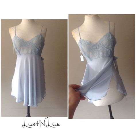 See more ideas about baby dolls, fashion, baby doll nighties. M / Chiffon Babydoll Nightie / Sheer See Through Negligee ...