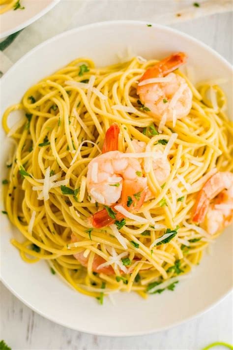 Classic Shrimp Scampi Pasta Food Folks And Fun