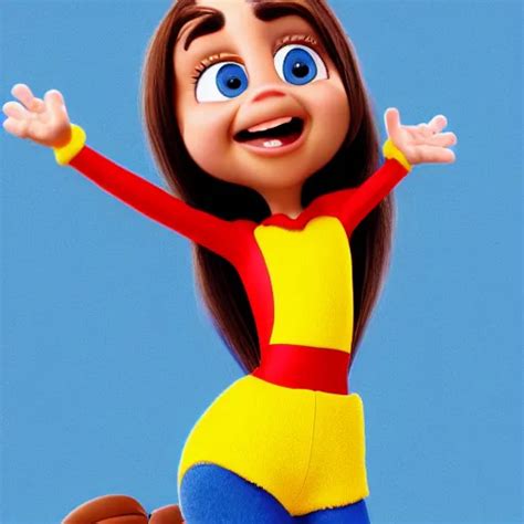 Riley Reid As A Disney Pixar Anthropomorphic Character Stable