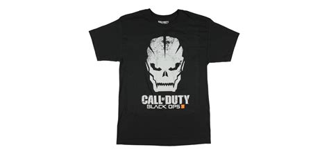 Call Of Duty Black Ops 3 Shirt Skull Tee Black Featlg —