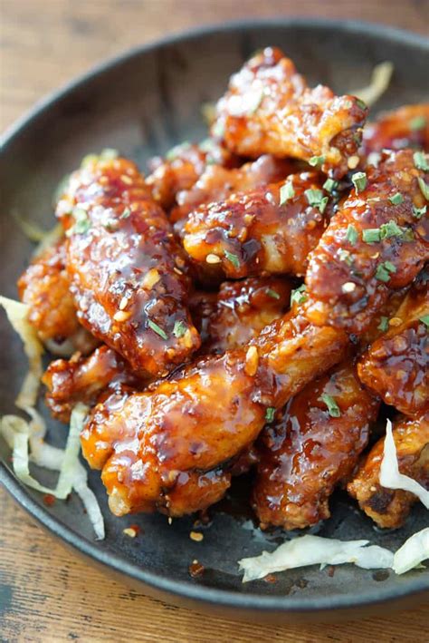 Sweet And Spicy Korean Bbq Wings A Food Lovers Kitchen