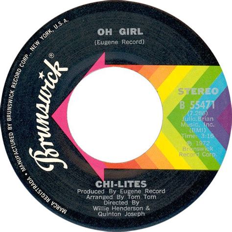 Oh Girl Chi Lites 1972 Music Memories Music Charts Oldies Music
