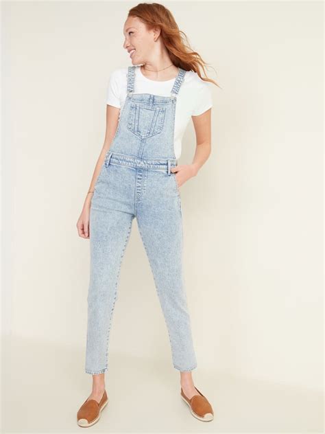 Old Navy Stonewashed Jean Overalls Old Navy Overalls For Women