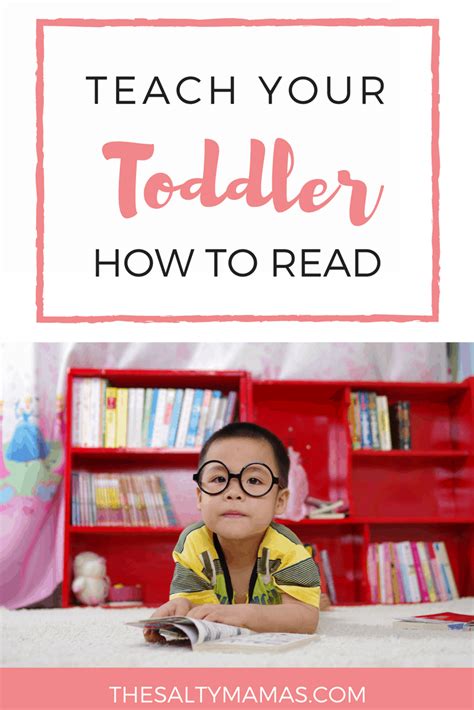 How To Teach Your Toddler Or Preschooler To Read The Salty Mamas