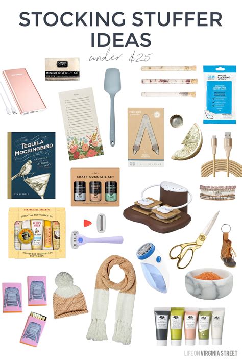 These are the small gifts that are useful and even downright fun. Stocking Stuffer Ideas Under $25 - Life On Virginia Street
