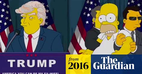 Back To The Future How The Simpsons And Others Predicted President Trump Donald Trump The