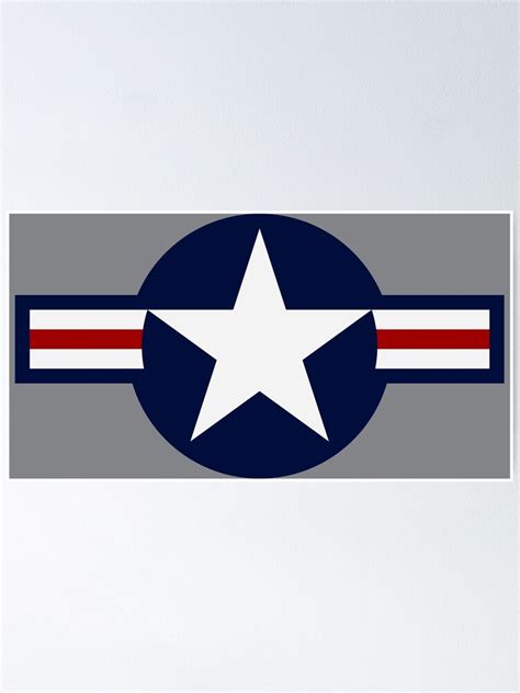 United States Air Force Usaf Roundel Poster For Sale By