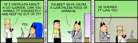 Dilbert By Scott Adams Work Sarcasm Work Cartoons Office Humour