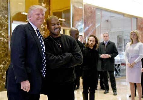 kanye west meets with donald trump to discuss multicultural issues the japan times