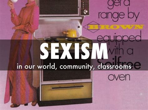 Sexism By Kristen Clarke