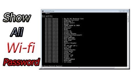 CMD Find All Wi Fi Passwords With Only 1 Command Windows 11 10 8 7