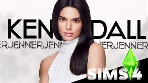 The Sims 4 Create A Sim Kendall Jenner Создание Персонажа
