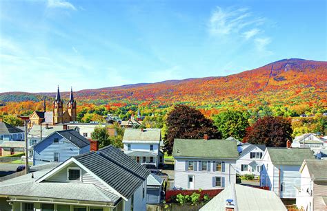 Adams Massachusetts With Mount Greylock Photograph By Denis Tangney Jr