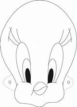 Mask Tweety Coloring Printable Masks Template Goalie Clipart Face Bird Cliparts Hockey Clip Elephant Ice Mardi Gras Templates Kid Super sketch template