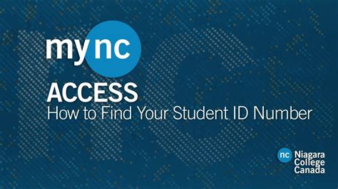 Mync How To Find Your Student Id Number Youtube