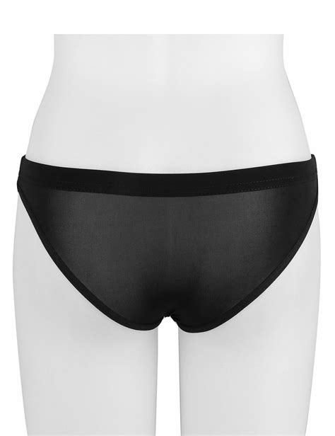 Women Sheer Lingerie Panties Mesh G String Garters Underwear Low Rise