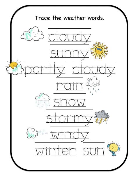 Preschool Printables: Weather | Teaching weather, Weather lessons, Weather lesson plans