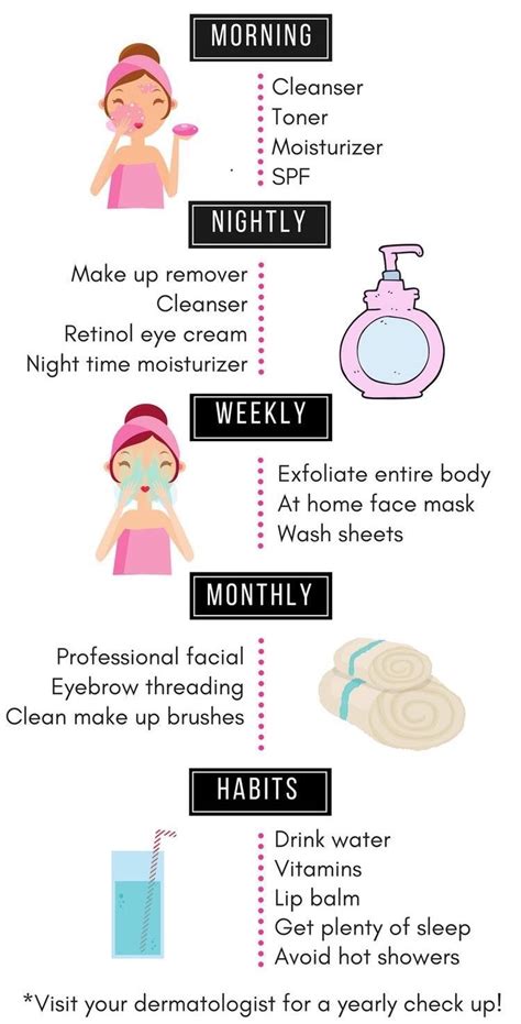 Daytime Skin Care Routine Beauty And Health