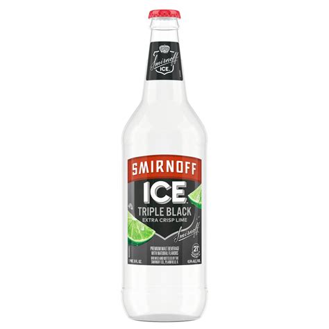 Smirnoff Ice Triple Black Single Bottle Shop Malt Beverages And Coolers