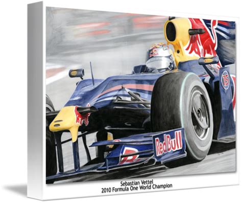 POSTER: Sebastian Vettel - 2010 F1 World Champion by Greg Olsen