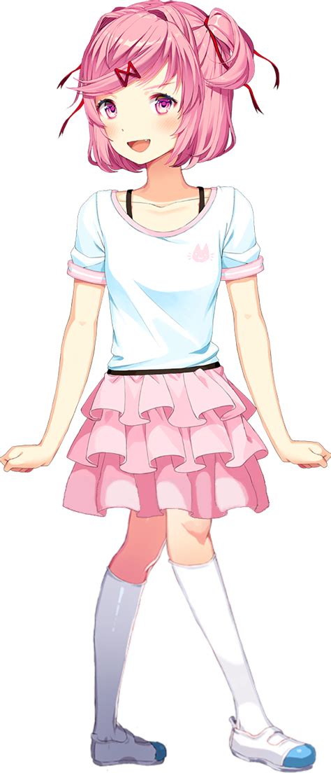 Standing Casual Outfit Natsuki Ddlc