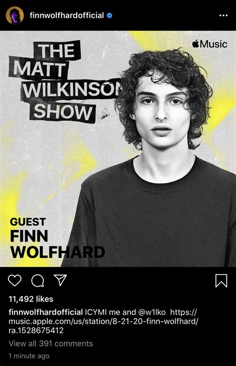 Finn Wolfhard Updates On Twitter If You Missed Finns Interview With