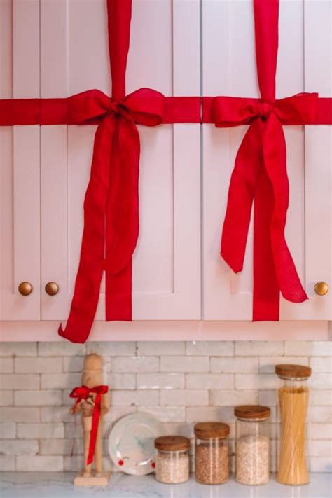 How To Turn Your Kitchen Cabinets Into Christmas Presents Christmas