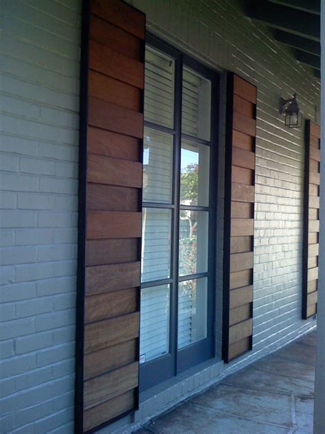 Modern Exterior Window Shutters Enhance The Look Of Your Home