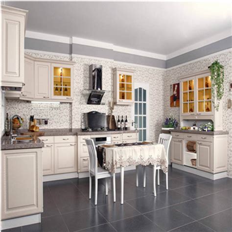 European Style Wood Kitchen Cabinet In Kitchen Cabinets From Home