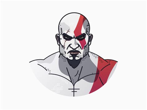 God Of War Kratos By Superchouette On Dribbble