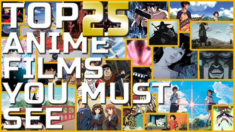 Top 25 Anime Films You Must See Top 25s Animerica Youtube