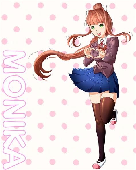 Happy Monika Is Best Monika 💚 Rddlc