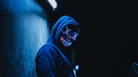 Purge Led Mask Wallpapers Wallpaper Cave