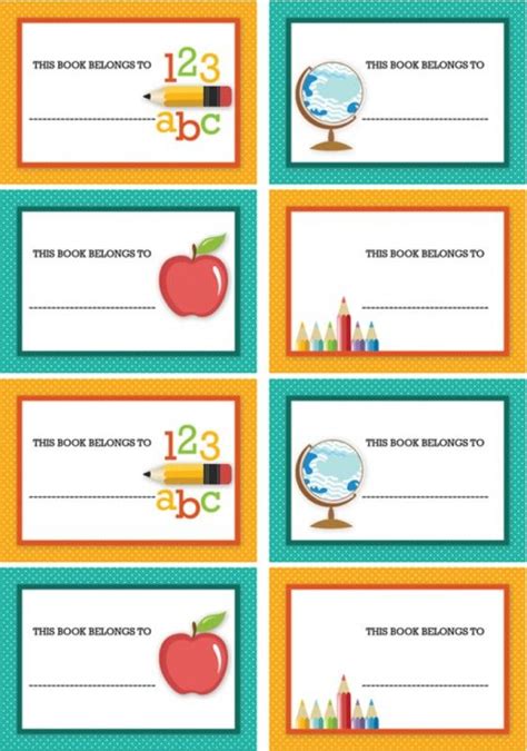 Free Back To School Party Printables School Labels Printables Back