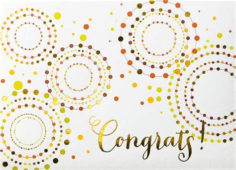 Dotted Circle Congrats Congratulations By Cardsdirect Congrats Wishes