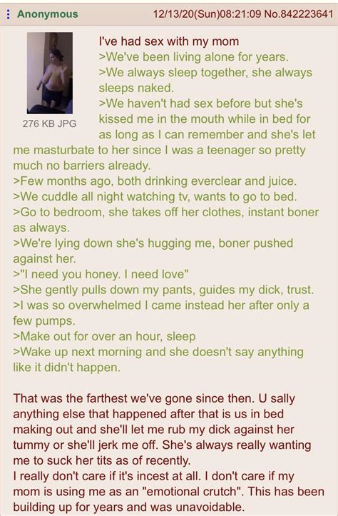 Anon Has Sex With His Mom R Greentext