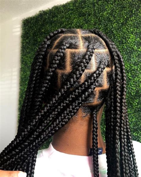 21 Hairstyles For Knotless Box Braids Hairstyle Catalog