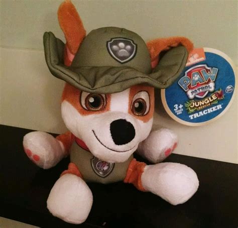 Paw Patrol Jungle Rescue Tracker Plush 8 Htf And Ships Out Fast