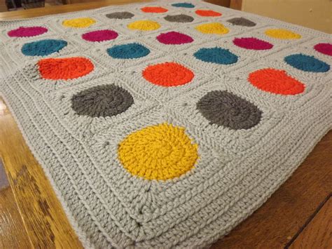 Polka Dot Crocheted Baby Blanket | Blanket, Free crochet and Crochet
