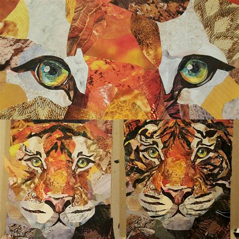 Day 2 A Tiger Collage By Cloudeddreamsstudio On Deviantart
