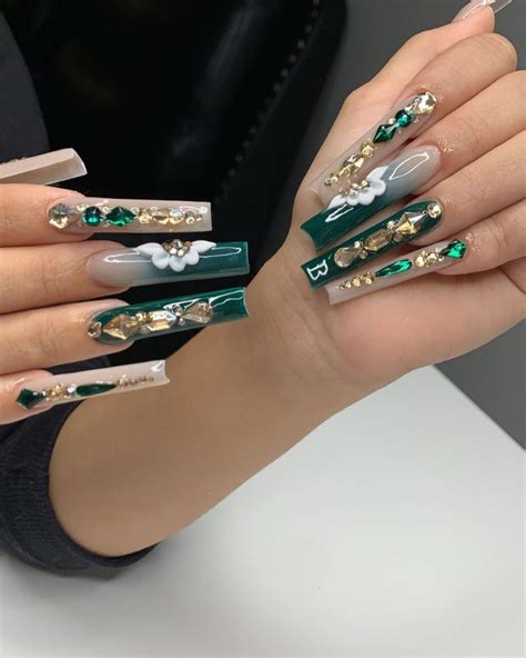 Green Nails Or How To Be Different With Green Nail Designs In