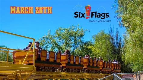 Gold Rusher Six Flags Magic Mountain March 26th Youtube