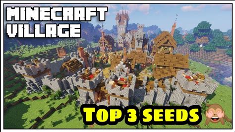 Big Village Seed In Minecraft Pe Village Seed Minecraft Gameplay
